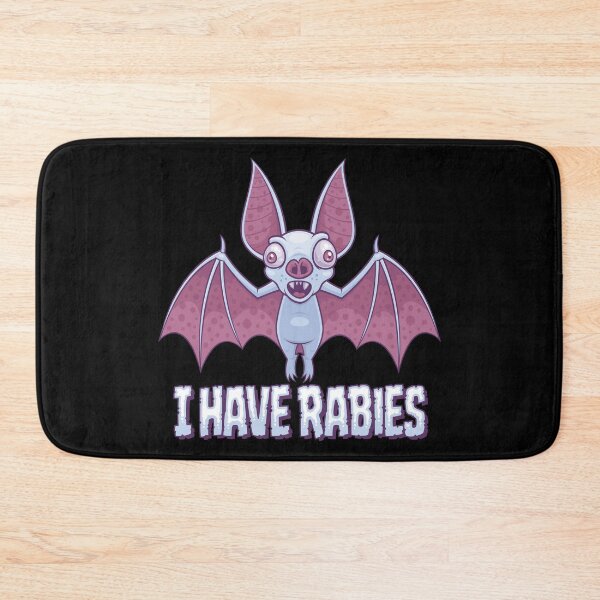 Item preview, Creepy Cute Unhinged Rabid Albino Vampire Bat designed and sold by fizzgig.