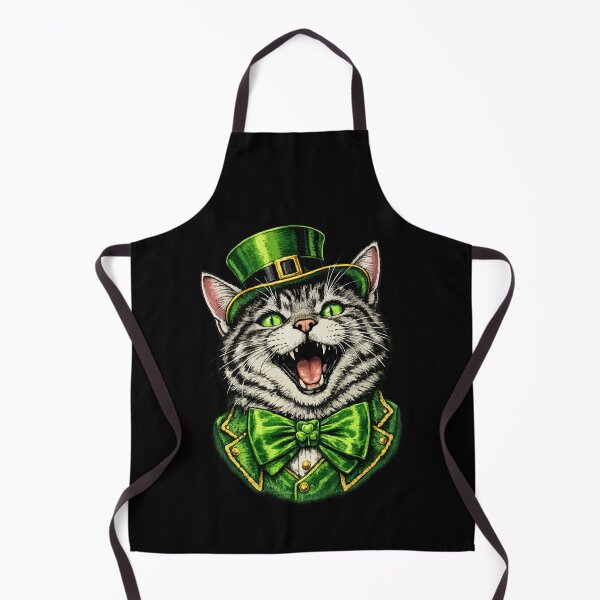 Item preview, Lucky Leprechaun Cat – Cute St Patrick’s Day Kitty with Shamrock Bow Tie | Funny Irish Cat Shirt Design designed and sold by BrainBubbleArt.