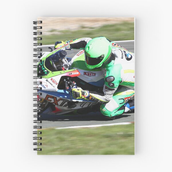 Item preview, Superbike in full throttle on the race track, leaning hard into the curve designed and sold by grande76.