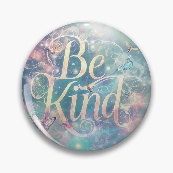 Item preview, Be Kind in Swirly letters with a Pretty Background designed and sold by Soulstar Designs.