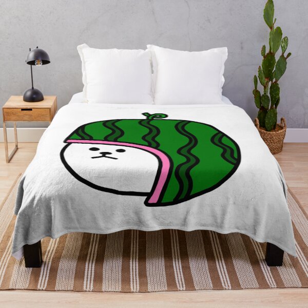 Item preview, a Cat with a watermelon-shaped helmet designed and sold by superbaechoo.