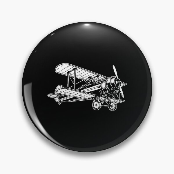 Item preview, Vintage biplane, classic aircraft design designed and sold by RetroMaritalArt.