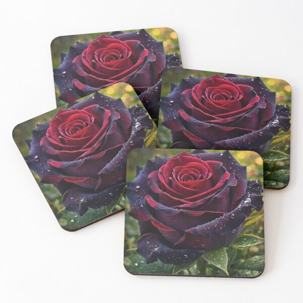 Item preview, Black Baccara Rose  designed and sold by Dreamy Armine Art.