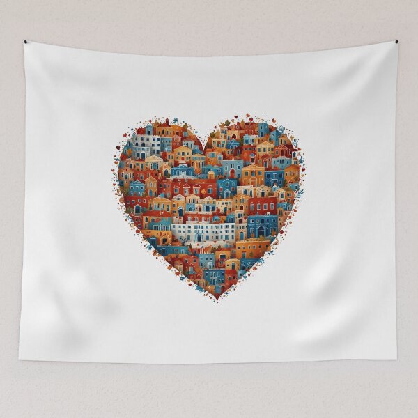 Item preview, Travel island Heart designed and sold by Digiheart.