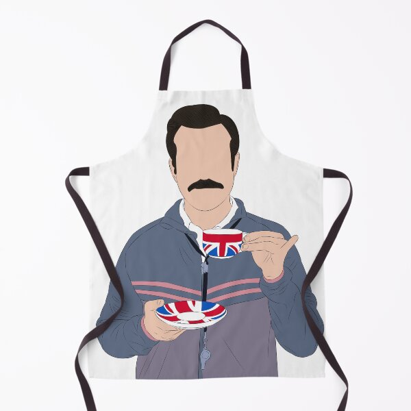 Artikelvorschau, Illustration von Ted Lasso beim Teetrinken | Fan-Art von Ted Lasso entworfen und verkauft von Still Silhouette.