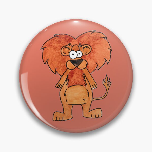 Item preview, The Noble King: Whimsical Animalcore Lion Watercolor Illustration designed and sold by Englandbear.