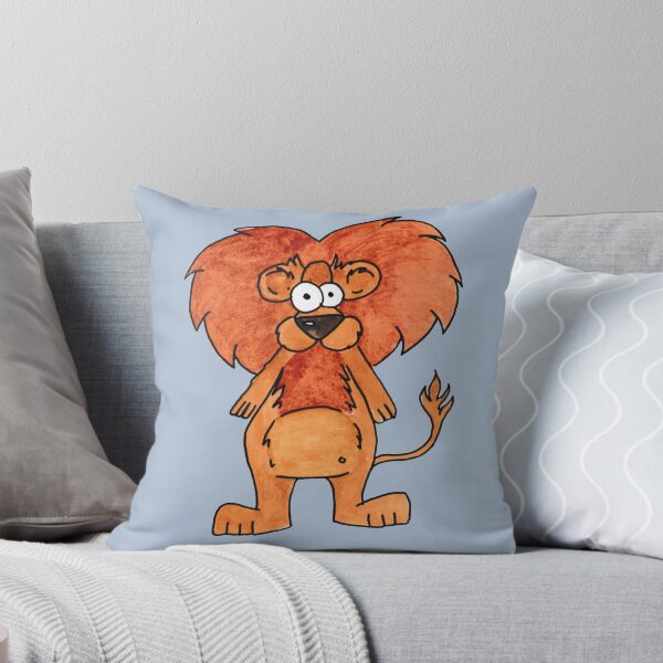 Item preview, The Noble King: Whimsical Animalcore Lion Watercolor Illustration designed and sold by Englandbear.