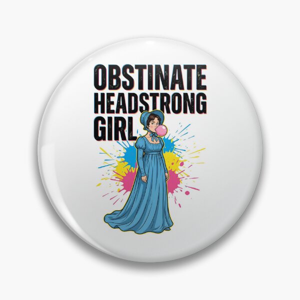 Item preview, Obstinate Headstrong Girl Pop Art Elizabeth Bennet Graphic designed and sold by Fenay Designs.