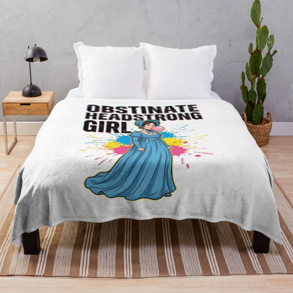 Artikelvorschau, Hartnäckige, eigensinnige Mädchen-Pop-Art-Elizabeth-Bennet-Grafik entworfen und verkauft von Fenay Designs.