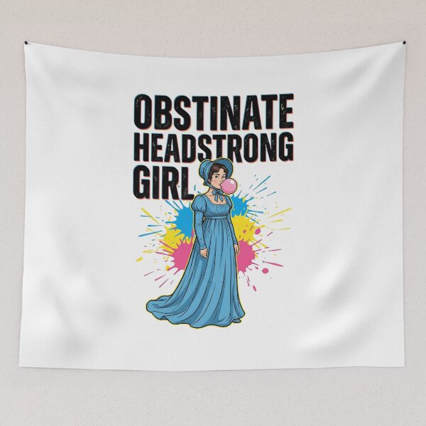 Item preview, Obstinate Headstrong Girl Pop Art Elizabeth Bennet Graphic designed and sold by Fenay Designs.