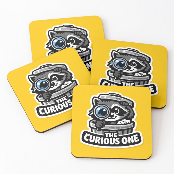 Item preview, The Curious One Raccoon designed and sold by Ari Munandar.