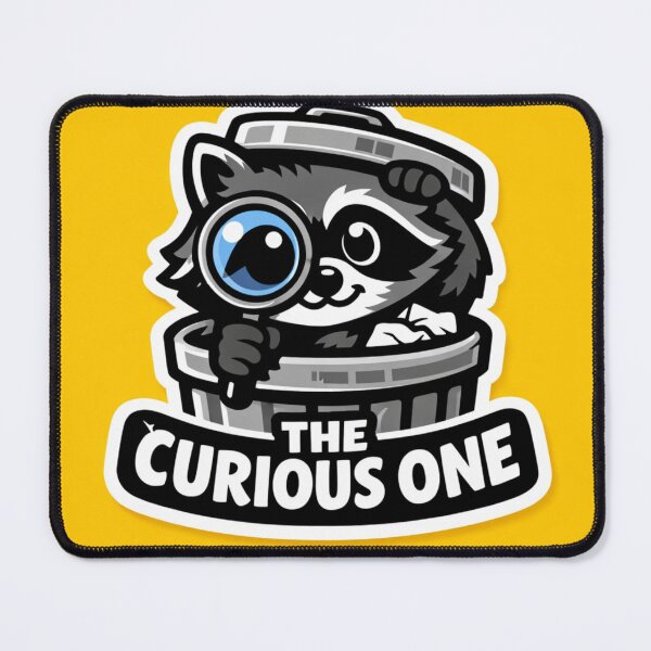 Item preview, The Curious One Raccoon designed and sold by Ari Munandar.