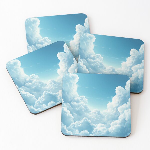 Item preview, Dreamy Blue Clouds Aesthetic Sky Illustration designed and sold by WordPlayStudio.