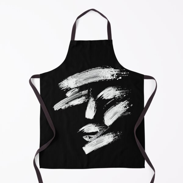 Aperçu de l'œuvre Abstract Urban Face – Expressive Street Art Portrait in Black and White créée et vendue par PLUSHIWORLDtm.
