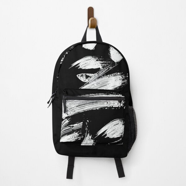 Item preview, Abstract Urban Face – Expressive Street Art Portrait in Black and White designed and sold by PLUSHIWORLDtm.