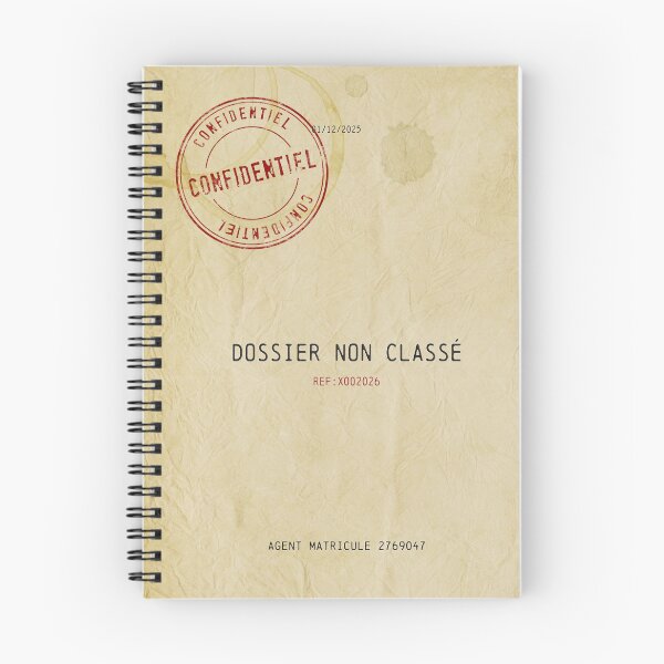 Item preview, Confidential - Unclassified File designed and sold by Chrystelle Hubert.