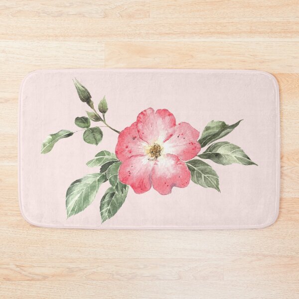 Item preview, Watercolour rose with leaves and buds 01 designed and sold by InkColourbyRui.