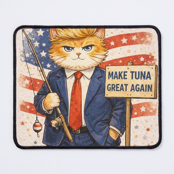 Item preview, Make Tuna Great Again Donald Cat designed and sold by MeowMoodArt.