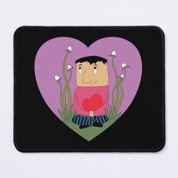 Item preview, Young man with a Red Heart thinking of his love for Valentines day designed and sold by Sheridanlongdog.