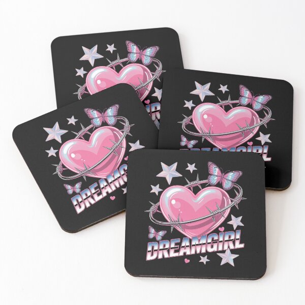 Item preview, Dreamgirl Barbed Wire Heart Butterfly Stars Y2K Valentine's Day designed and sold by DarylWelsh2024.