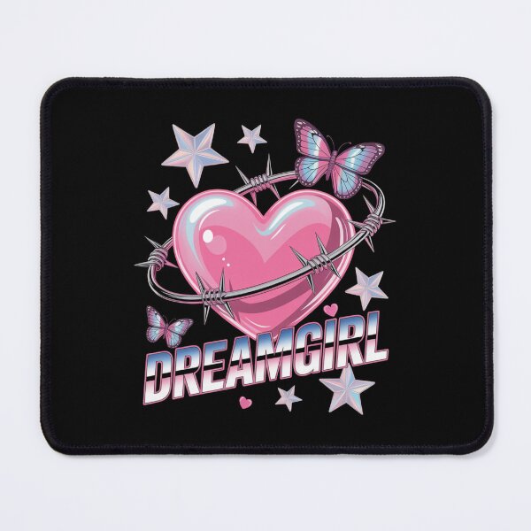 Item preview, Dreamgirl Barbed Wire Heart Butterfly Stars Y2K Valentine's Day designed and sold by DarylWelsh2024.