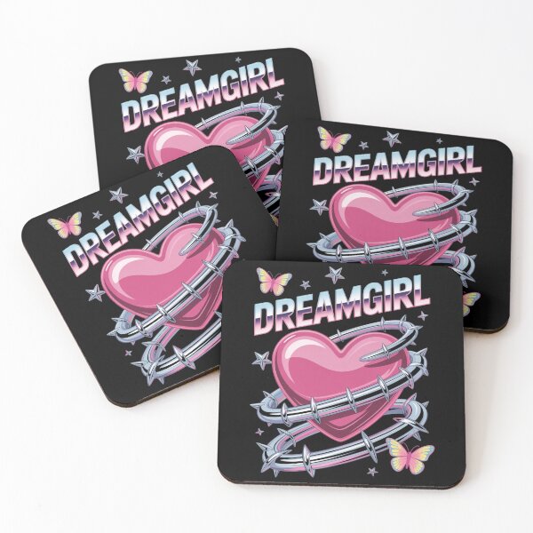 Item preview, Dreamgirl Barbed Wire Glossy Heart Butterflies Y2K Valentine's Day designed and sold by DarylWelsh2024.