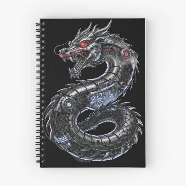 Item preview, Mech Dragon - Cyberpunk Oriental Robot Beast designed and sold by StickerGlitch.