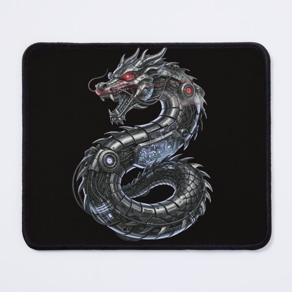 Item preview, Mech Dragon - Cyberpunk Oriental Robot Beast designed and sold by StickerGlitch.
