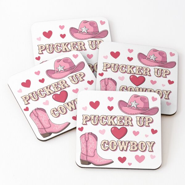 Item preview, Funny Western Valentine - Pucker Up Cowboy designed and sold by ZBIFBOUETLA.