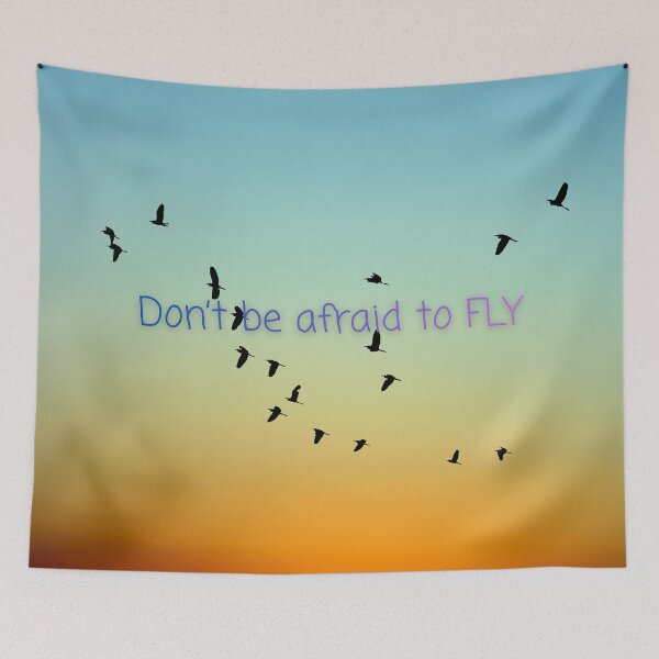 Item preview, Don’t Be Afraid To Fly designed and sold by GraveyardGlam.