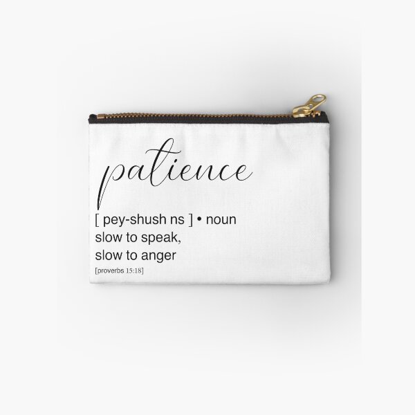 Item preview, Patience definition black and white designed and sold by dudaoliveira.art.