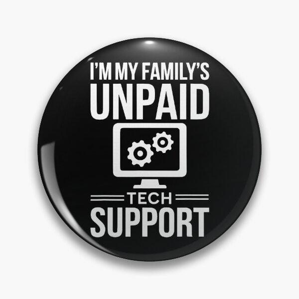 Item preview, I'm My Family's Unpaid Tech Support Shirt Computer Engineer designed and sold by herbwaters.