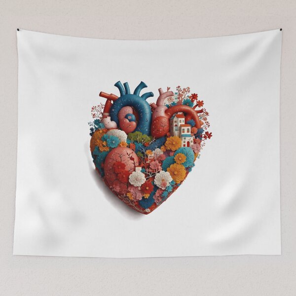 Item preview, Travel island Heart designed and sold by Digiheart.