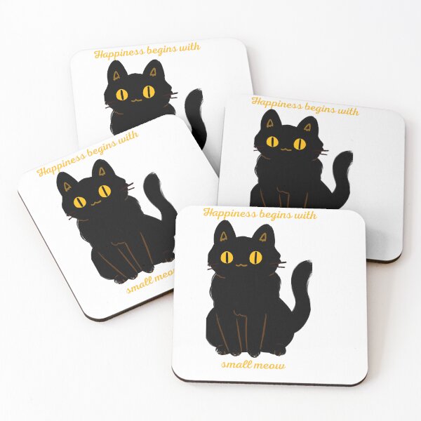 Item preview, Happiness begins with a small meow. ? designed and sold by MalakThreads.