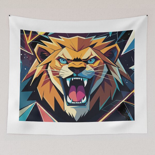 Item preview, Powerful lion designed and sold by SuperAIstar.