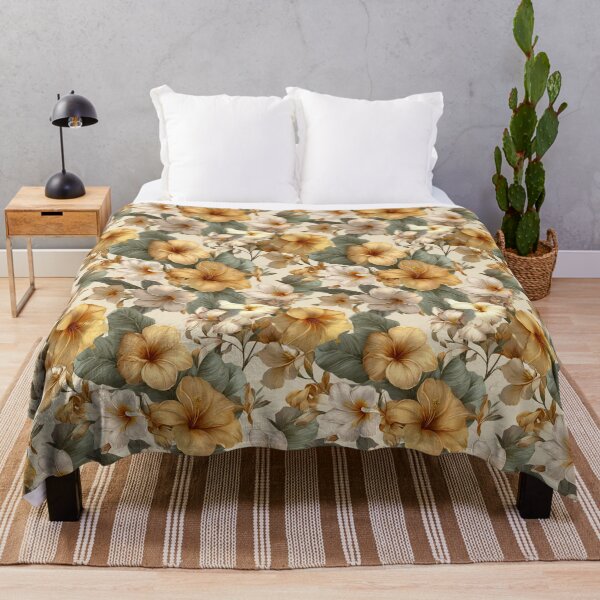 Item preview, Graceful Tropical Floral - Birth Flower Pattern - Gifts For Girls designed and sold by RoyalStarsPatts.