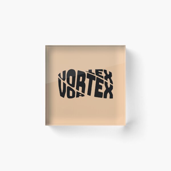Item preview, Vortex Distorted Typography – Twisted Dark Text Design designed and sold by SoftMintDesigns.