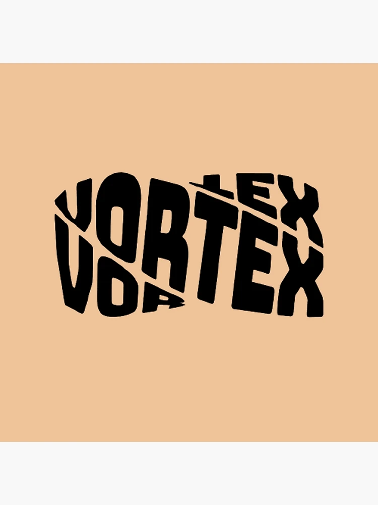 Thumbnail 3 of 3, Poster, Vortex Distorted Typography – Twisted Dark Text Design designed and sold by SoftMintDesigns.