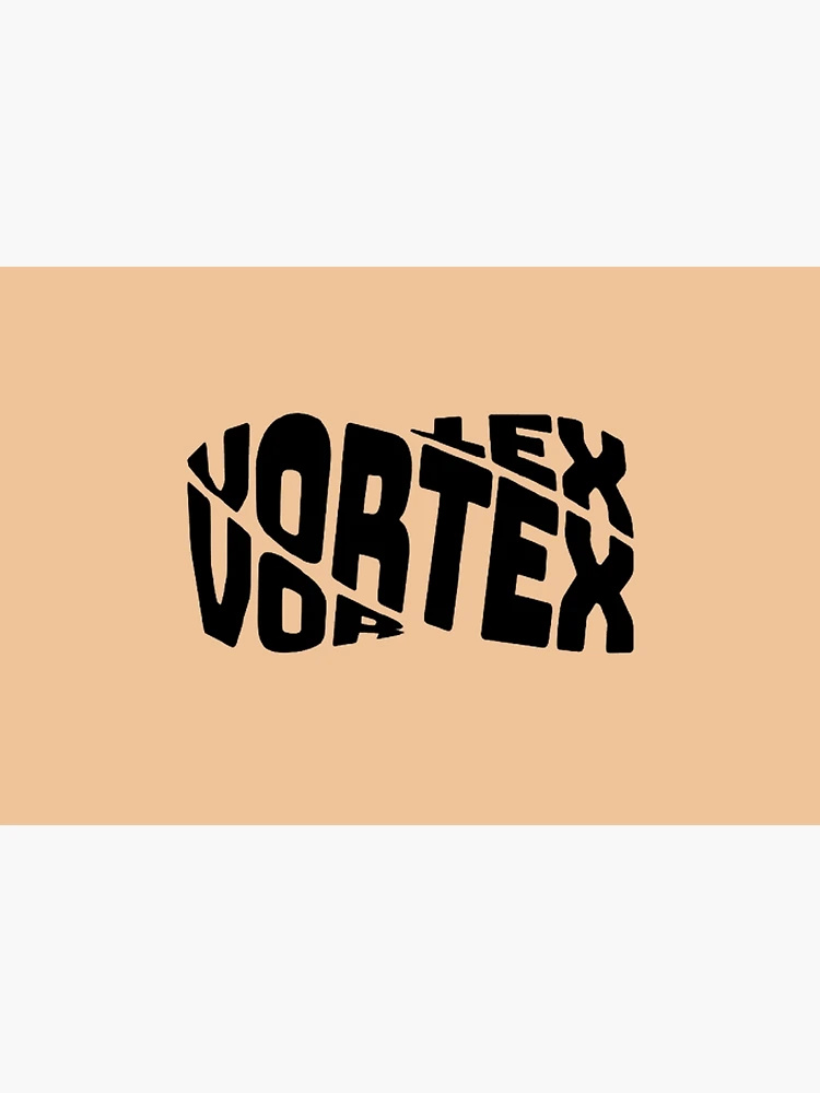 Thumbnail 3 of 3, Journal, Vortex Distorted Typography – Twisted Dark Text Design designed and sold by SoftMintDesigns.