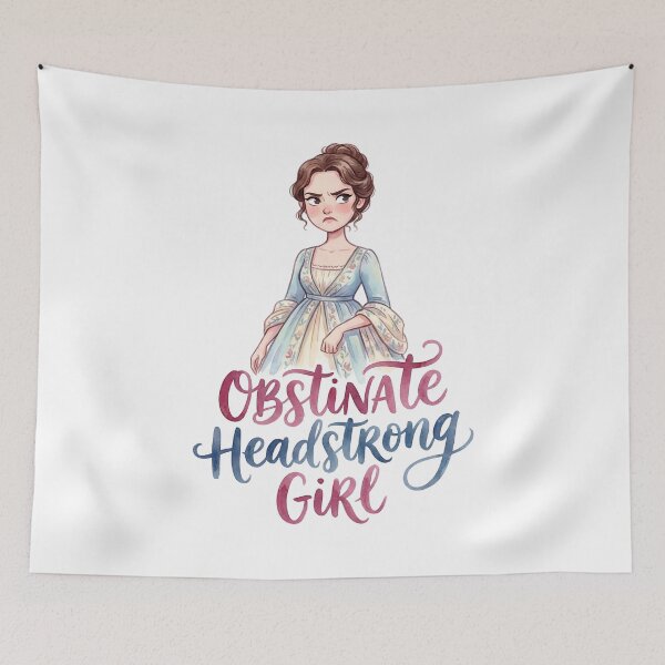 Item preview, Obstinate Headstrong Girl Floral Dress Literary Art designed and sold by Fenay Designs.