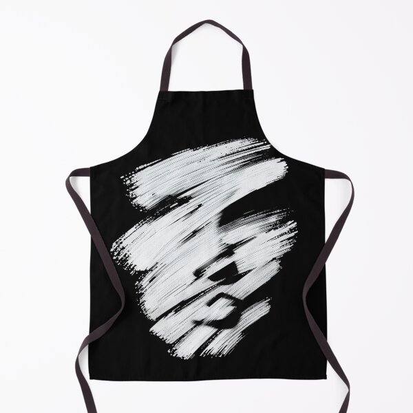 Item preview, Abstract Face Brush Stroke Art – Black and White Street Art Pop Painting designed and sold by PLUSHIWORLDtm.