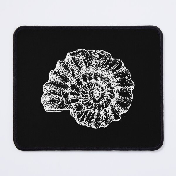 Item preview, Ammonite Fossil Scientific Illustration (white) designed and sold by chiiliishote.