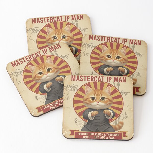 Item preview, Ip man as a cat designed and sold by Berlin-D-Prs.