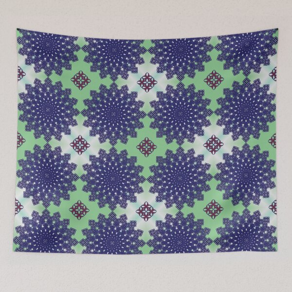 Item preview, Symmetric Botanical Fractal Pattern designed and sold by OIL Pattern Design .