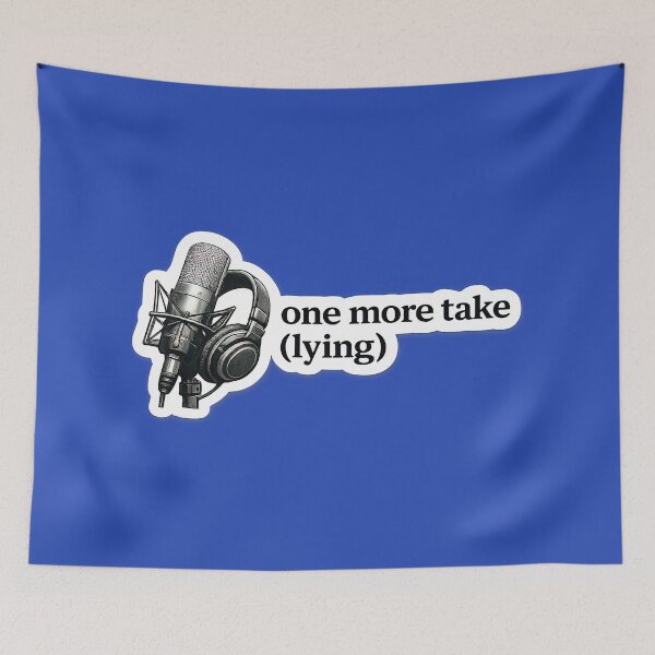 Item preview, One More Take Lying Musician Meme designed and sold by Retr0Tshirts.