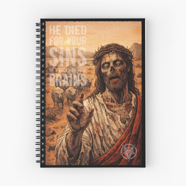 Item preview, He Died for Your Sins--He's Back for Your Brains designed and sold by Tunablessed.