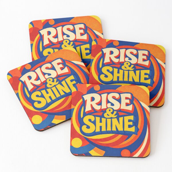 Item preview, Rise & Shine Retro Color Burst Art designed and sold by ForeverPrintsOK.