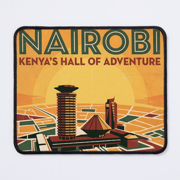 Item preview, Nairobi Kenya Retro Vintage Travel Souvenir designed and sold by TravelersGems.
