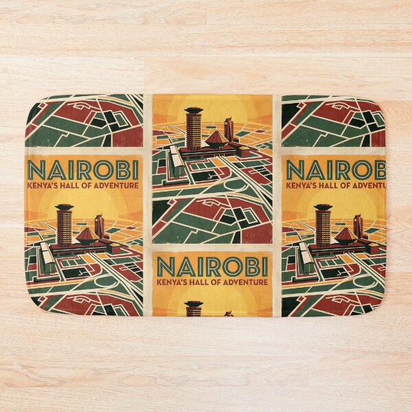 Item preview, Nairobi Kenya Retro Vintage Travel Souvenir designed and sold by TravelersGems.