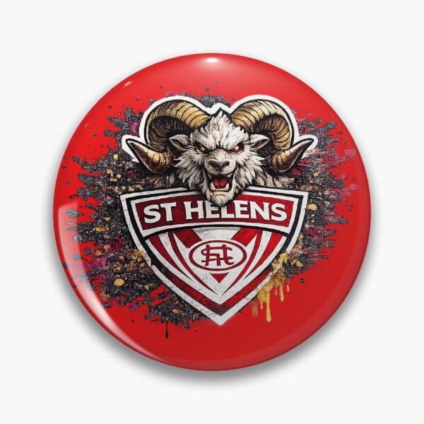 Item preview, St Helens Graffiti – Fierce Rugby League Fan Art Design designed and sold by Annette Brown.